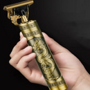 Máquina de cortar cabelo barbeiro profissional dragão elétrica bateria recarregável - Big Stocks