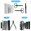 Kit Profissional MenCare 25 em 1 [MATERIAL EM AÇO CIRÚRGICO] - Big Stocks