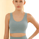 3 Items Seamless Bra, Push Up Sports Top, Women's Lingerie, Polyester, Breathable, Comfortable - Big Stocks