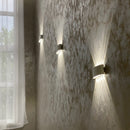 Lâmpada de parede led, à prova d'água, de alumínio, excelente para iluminação de jardim, para decoração de interiores, quarto, sala de estar e escadas. - Big Stocks