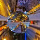 Bola de Cristal Vidro Transparente  -  Sorte Bola Decoração - Big Stocks
