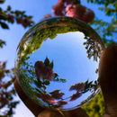 Bola de Cristal Vidro Transparente  -  Sorte Bola Decoração - Big Stocks
