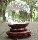 Bola de Cristal Vidro Transparente  -  Sorte Bola Decoração - Big Stocks