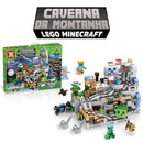 Bloco de Montar Minecraft - Modelo Caverna da Montanha - Big Stocks