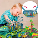 Carrinho Dinossauro Rex + Brinde (12 Dinossauros) - Big Stocks